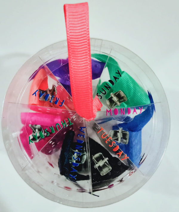 Days of the Week Bow Set