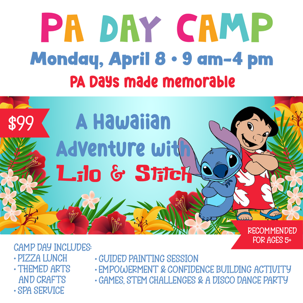 PA Day Camp: Monday, April 8 2024 (FULL DAY)