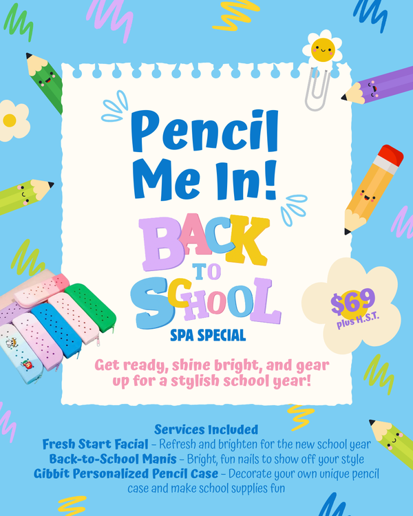 Pencil Me In - Back to School Spa and Craft Special