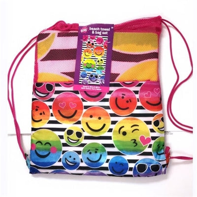 Emoji Towel/Sling Bag: