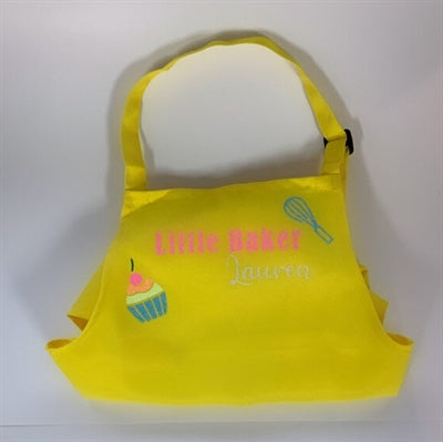 Little Baker Apron (Comes Customized With Your Name)