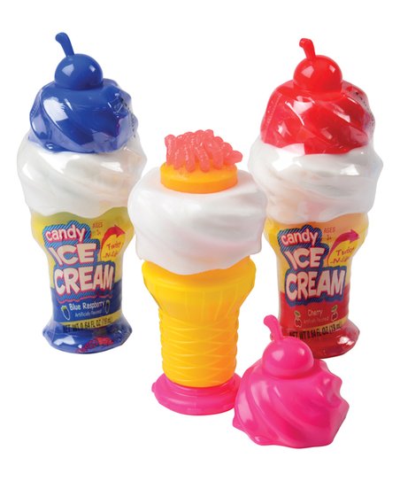 Candy Ice cream Twist-N-Lik Candy, Strawberry, Ages 3+ - 0.64 fl oz